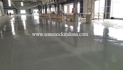 Thi công sơn chống bụi sàn tphcm