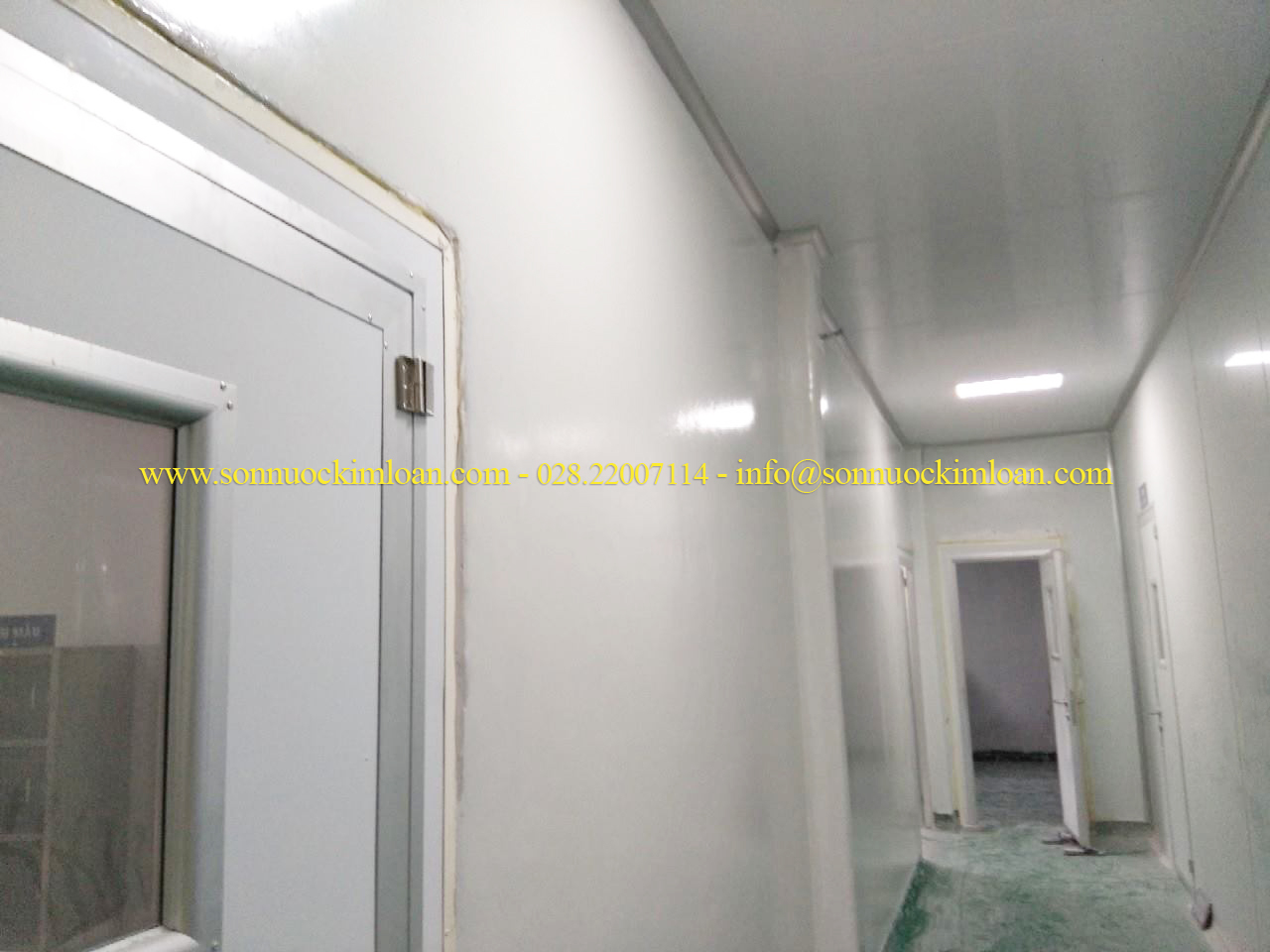 Sơn tường epoxy cho nhà xưởng