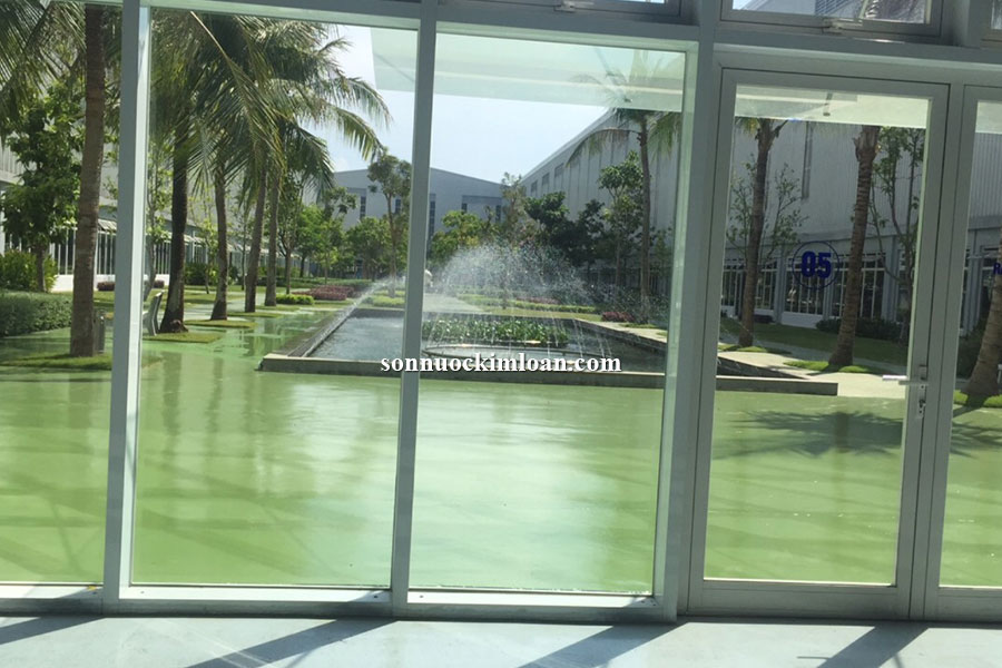 Sơn sàn ngoài trời – Thi công sơn sàn PU