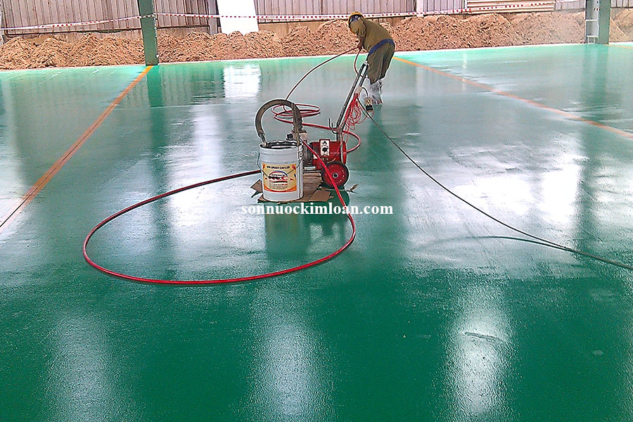 Sơn sàn epoxy khu vực TpHCM