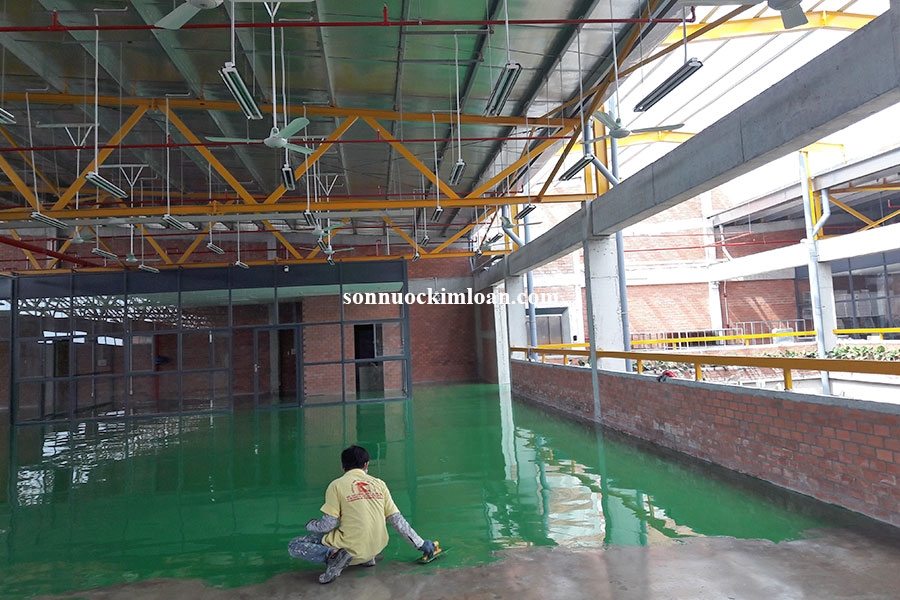 Sơn sàn epoxy khu vực TpHCM