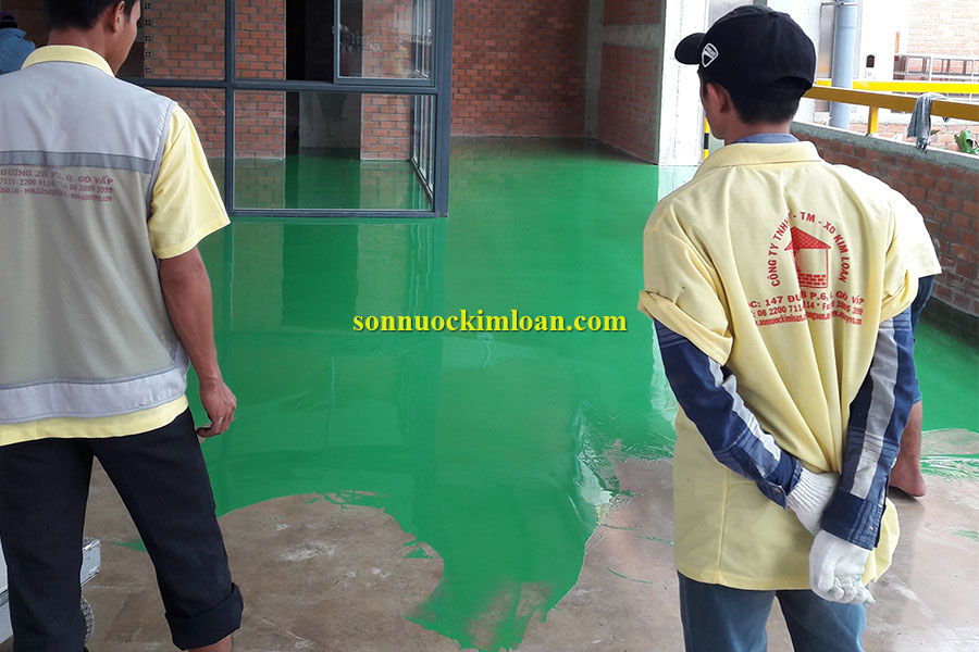 Sơn tự san phẳng KLC thi công thế nào?