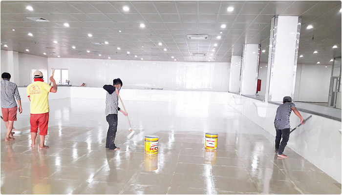 SƠN EPOXY SÀN GẠCH MEN &#8211; GIẢI PHÁP CẢI TẠO SÀN CŨ