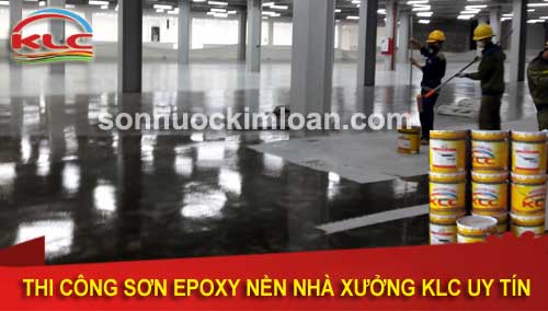 Sơn epoxy sàn nhà xưởng KLC