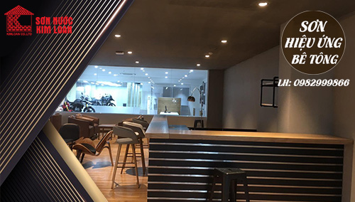 Sơn giả bê tông xu hướng trang trí nội thất mới nhất năm 2021