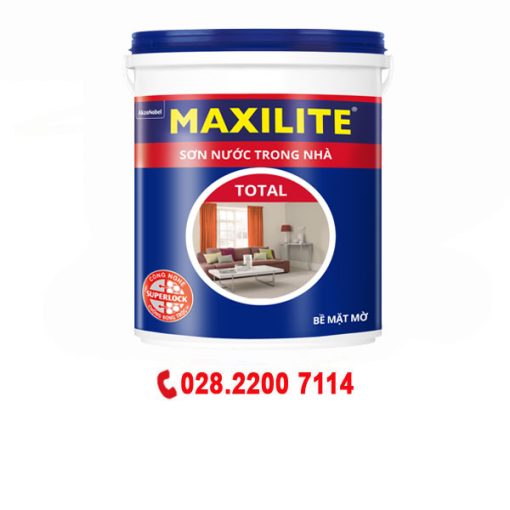 son-lot-trong-nha-total-1 sơn nước trong nhà maxilite total 1
