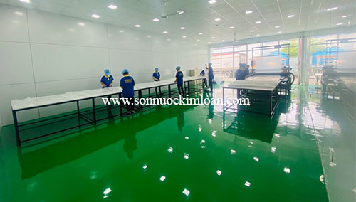 Sơn Sàn Nhà Xưởng Bao Bì