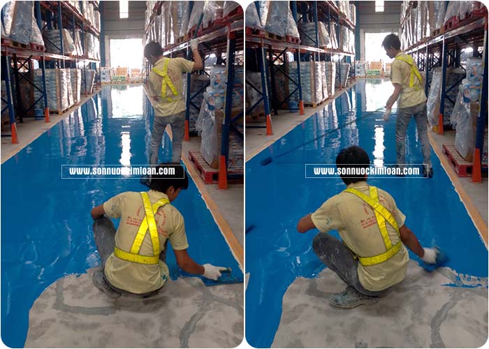 Sơn tự san phẳng Epoxy KLC &#8211; Chứng nhận sản phẩm 100%