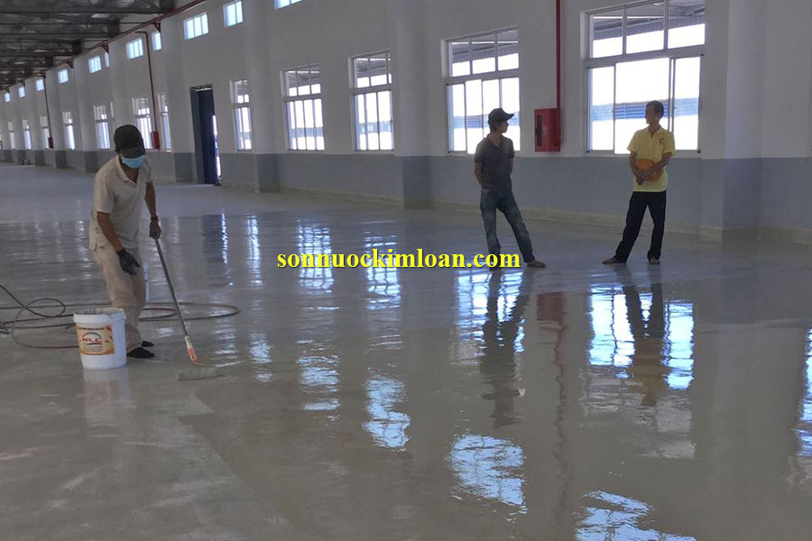 Đội thi công sơn nền nhà xưởng tại TP.HCM
