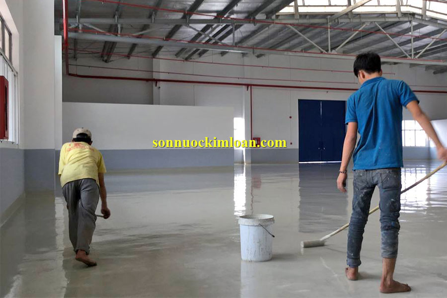 Đội thi công sơn nền nhà xưởng tại TP.HCM