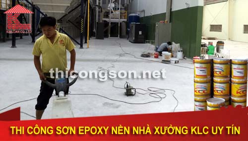 Chuyên thi công sơn epoxy nền nhà xưởng uy tín tại quận 8