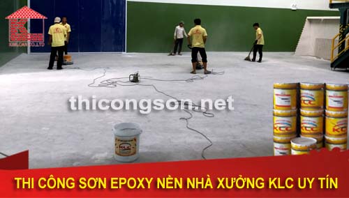 Chuyên thi công sơn epoxy nền nhà xưởng uy tín tại quận 8
