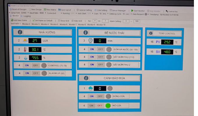 Thu thập dữ liệu nhiệt độ