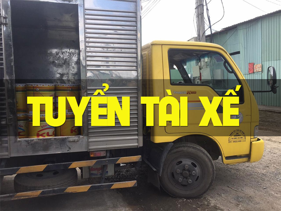 Tuyển dụng tài xế giao hàng 2021