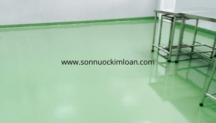 THI CÔNG SƠN EPOXY CHO SÀN BỆNH VIỆN .