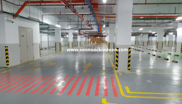 SƠN NƯỚC KIM LOAN- THI CÔNG SƠN EPOXY SÀN TẦNG HẦM