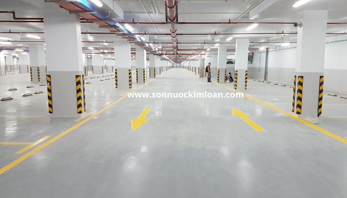 SƠN NƯỚC KIM LOAN- THI CÔNG SƠN EPOXY SÀN TẦNG HẦM