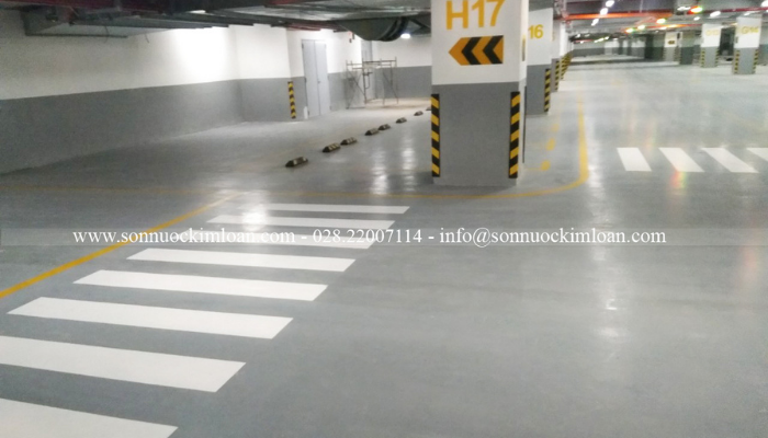 SƠN NƯỚC KIM LOAN- THI CÔNG SƠN EPOXY SÀN TẦNG HẦM