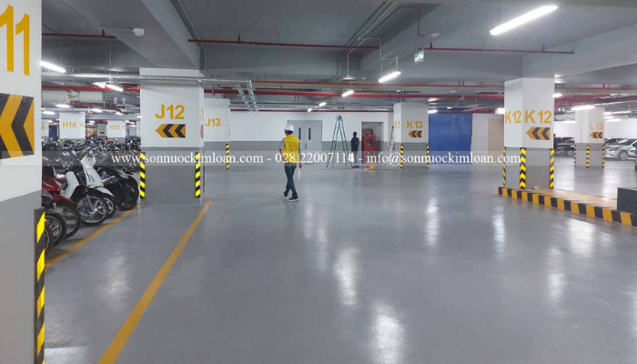 SƠN NƯỚC KIM LOAN- THI CÔNG SƠN EPOXY SÀN TẦNG HẦM