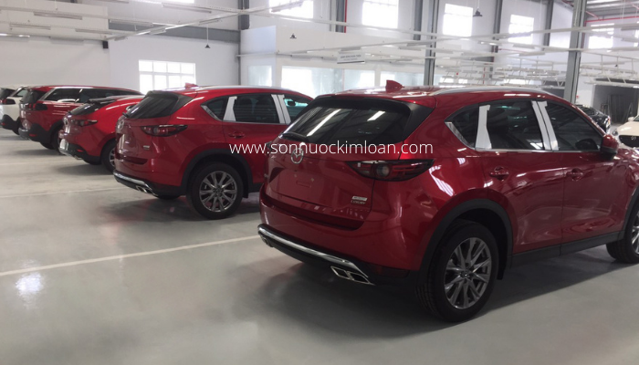 SƠN NƯỚC KIM LOAN &#8211; QUY TRÌNH THI CÔNG SƠN SÀN SHOWROOM Ô TÔ.