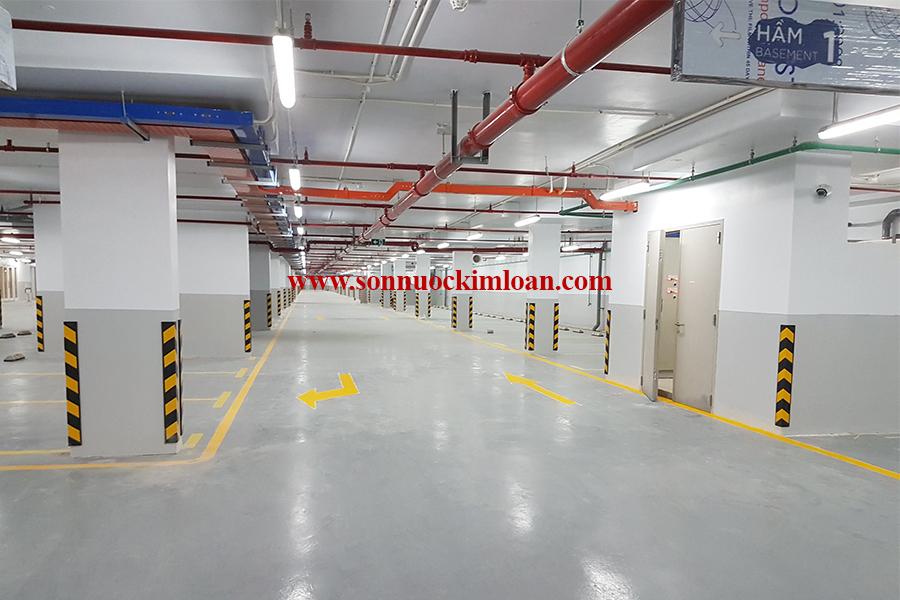 Thi công sơn sàn tầng hầm Gò Vấp
