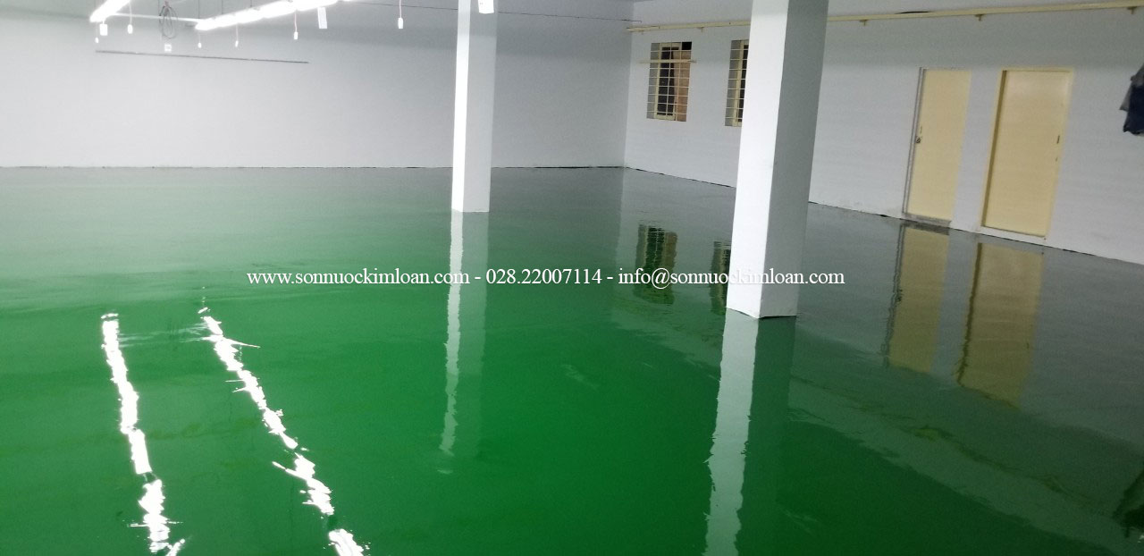 Sơn nền gạch men tphcm