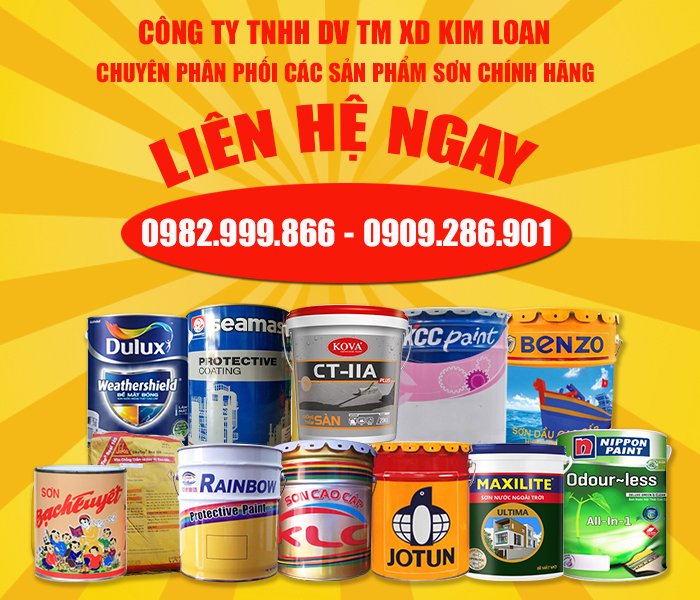 Công ty sơn Kim Loan &#8211; sản xuất &#8211; phân phối &#8211; thi công sơn tại Tp. HCM và các tỉnh lân cận